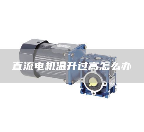 直流電機溫升過高怎么辦